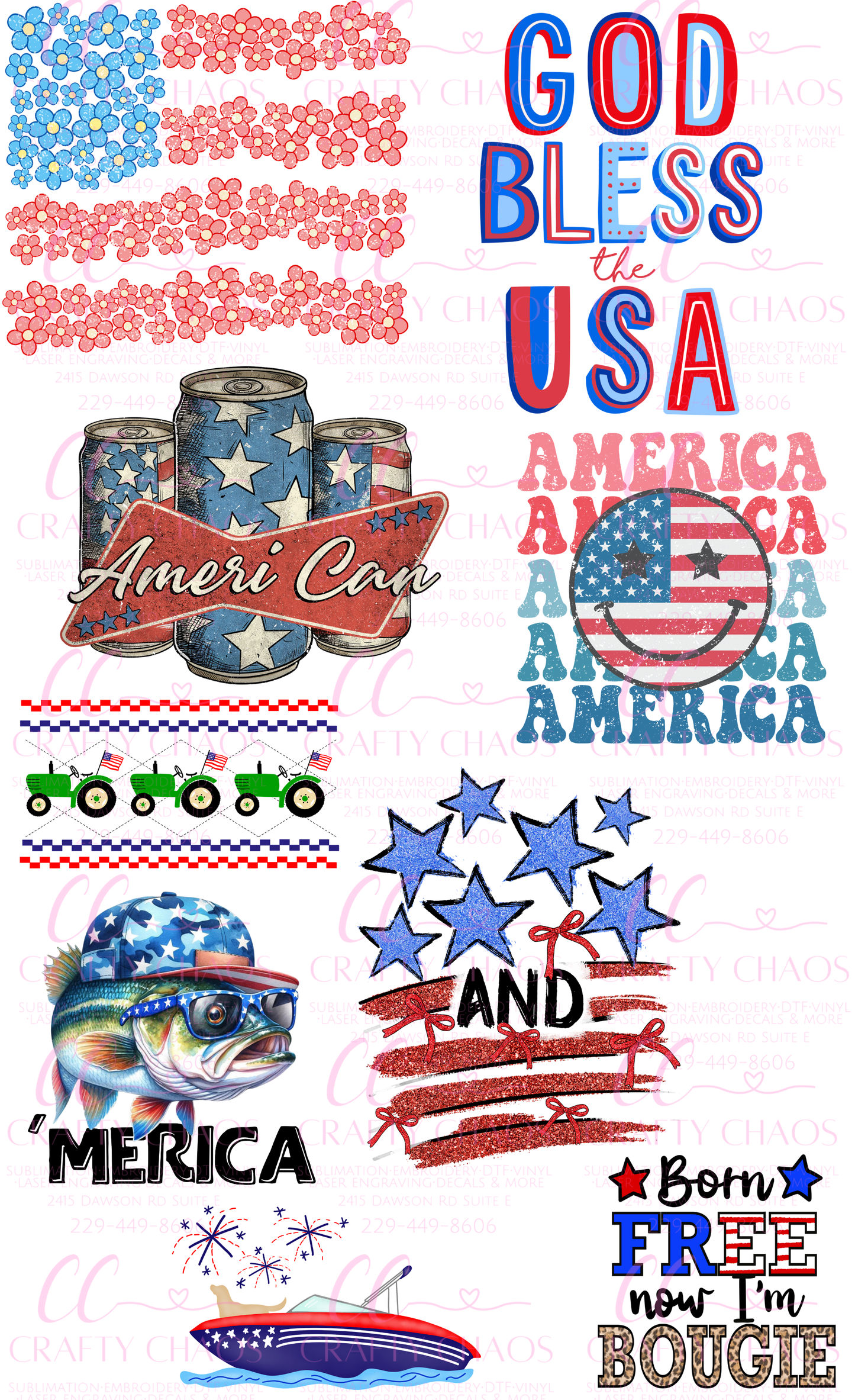 Premade Gang sheets