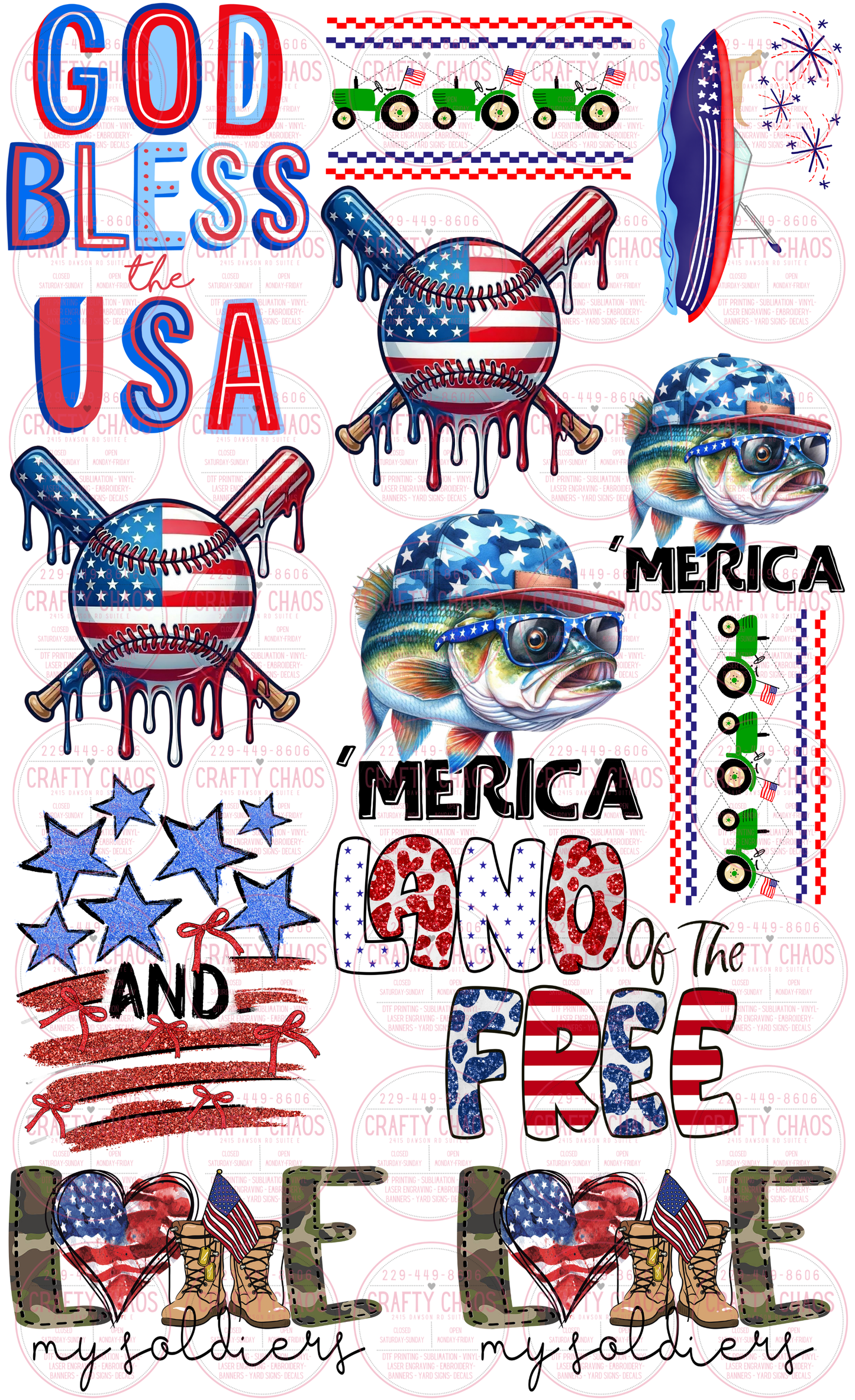 Premade Gang sheets