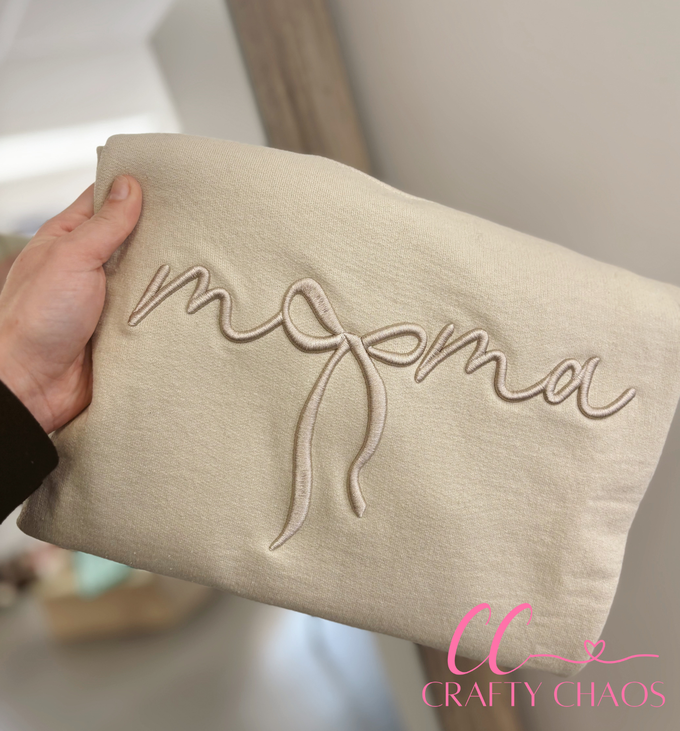 Mama Puff Embroidery sweatshirt