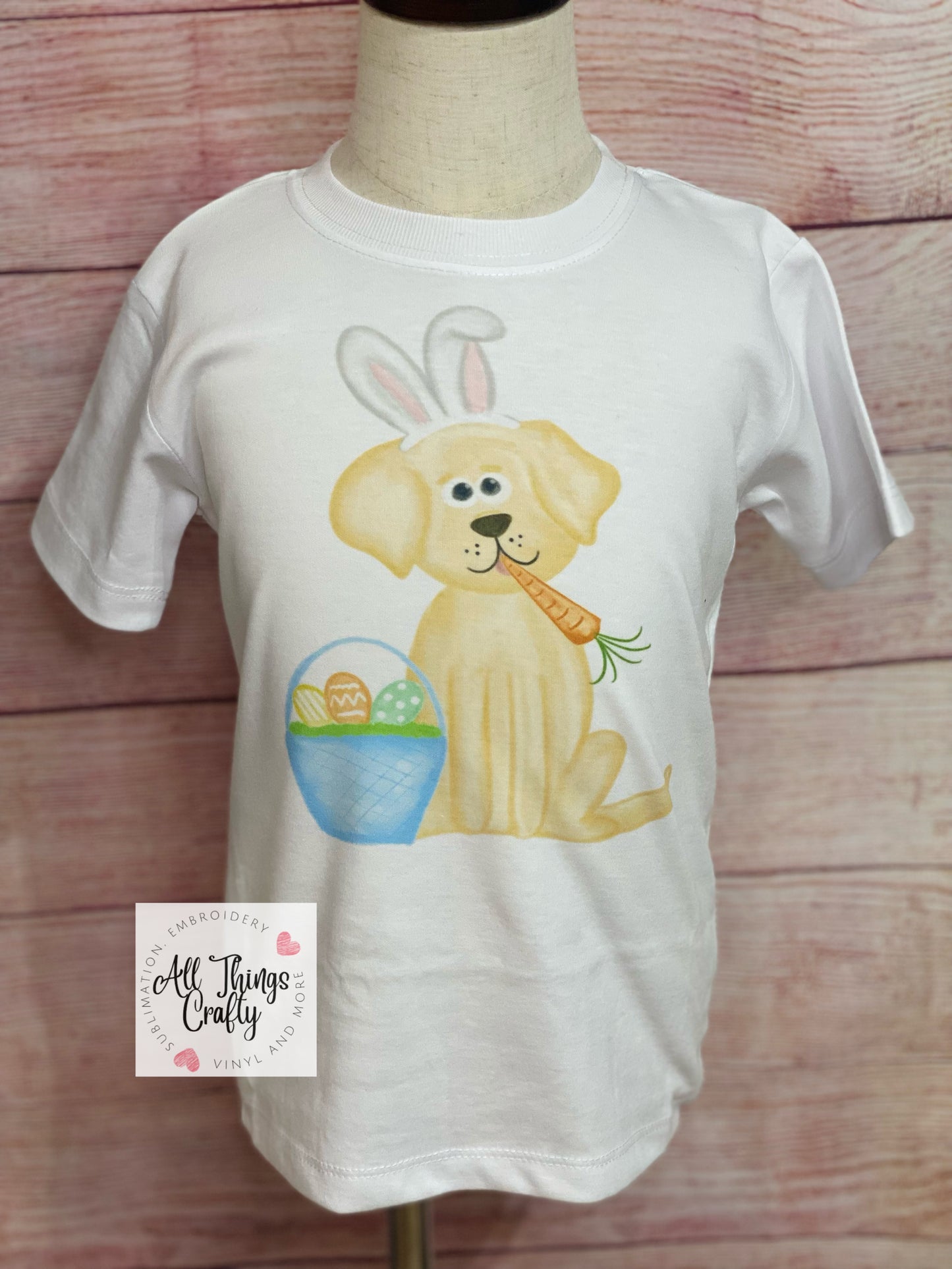 Puppy Easter tee