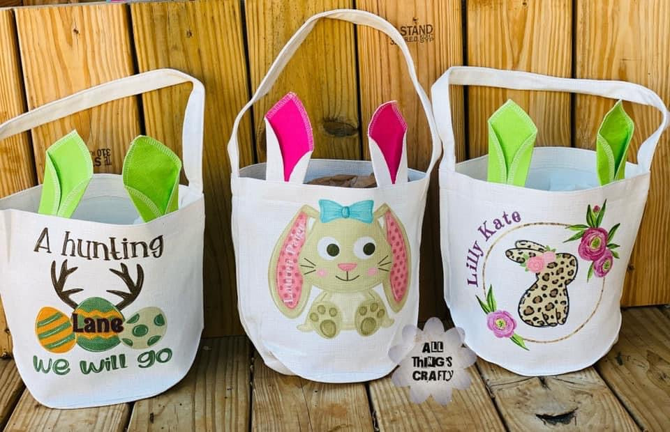 sublimation Easter baskets