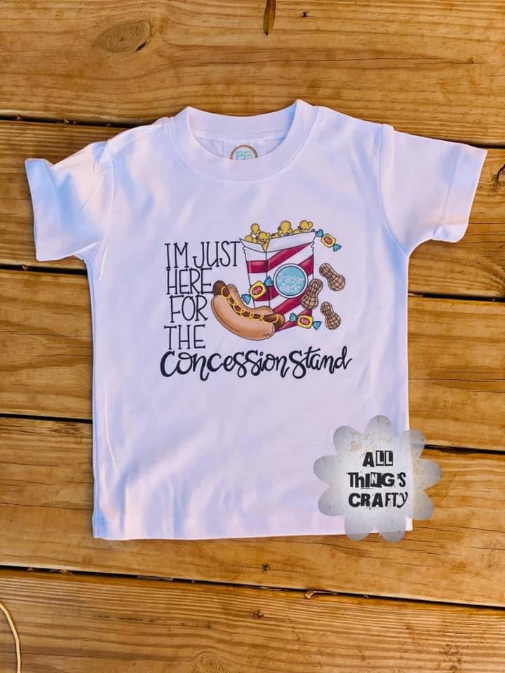I’m just here for the concession stand tee