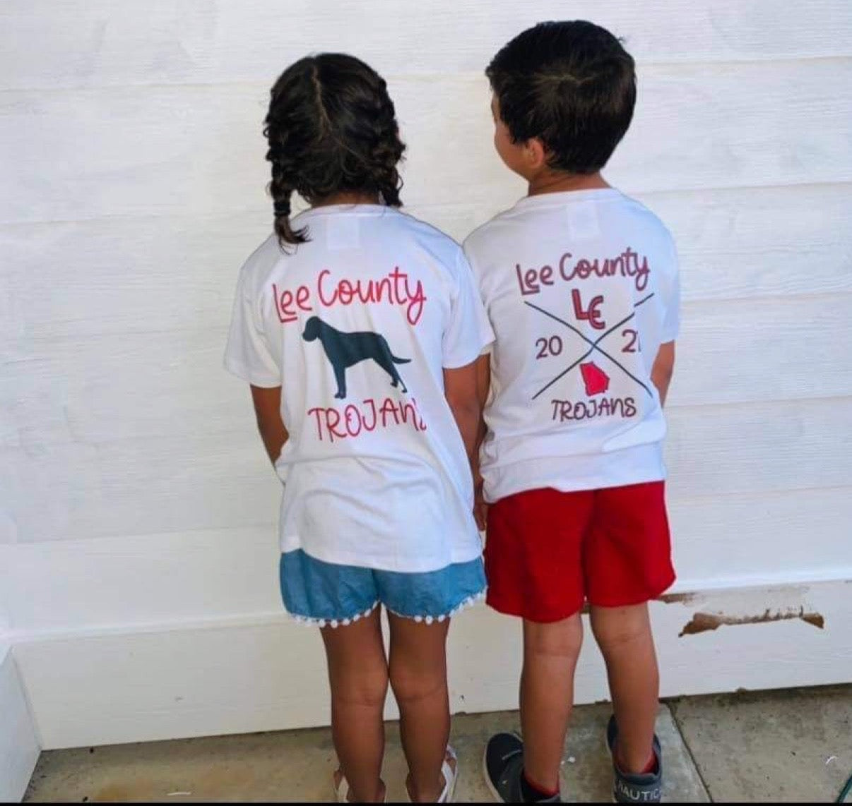 Lee County Trojans tee