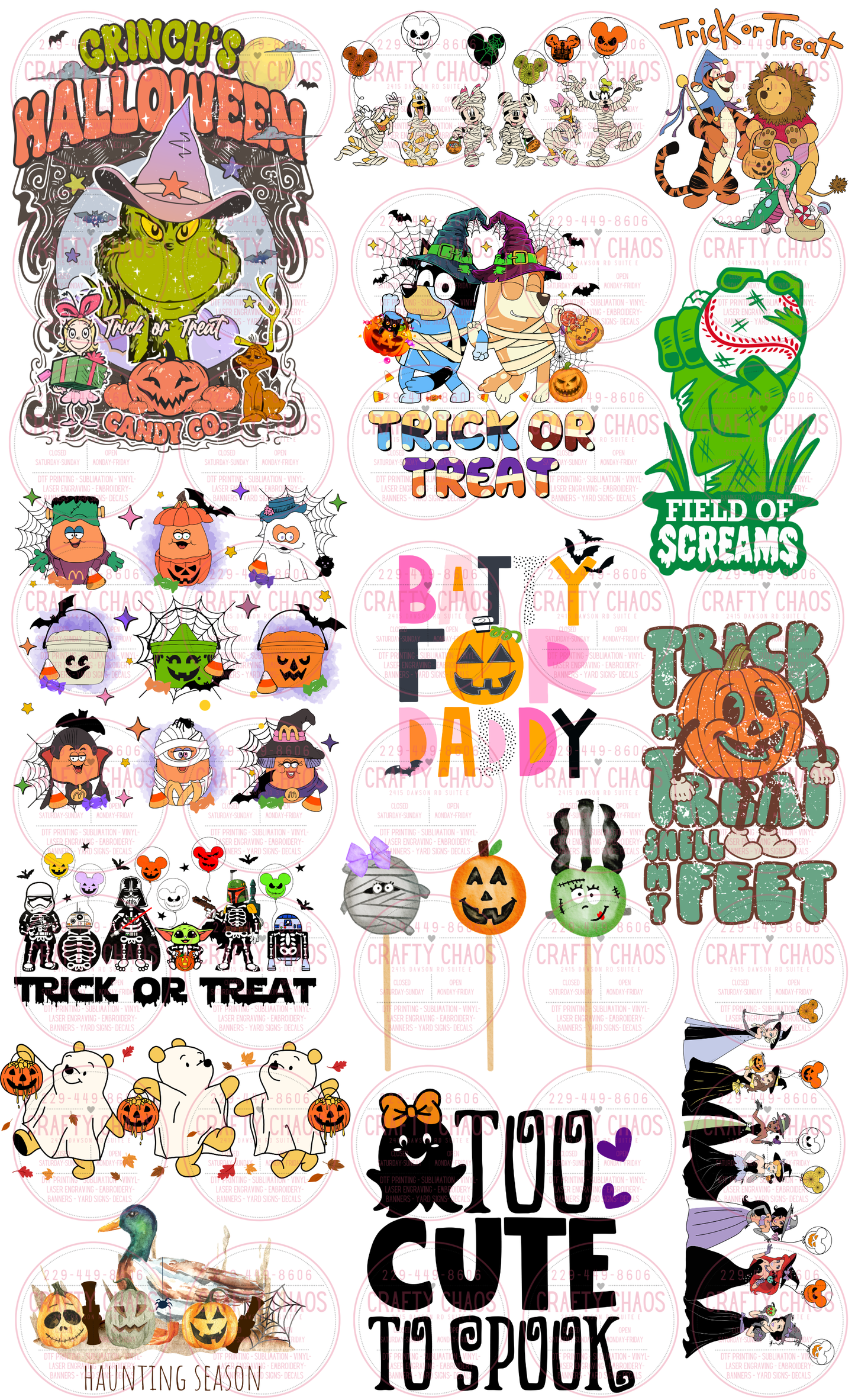 Premade Gang sheets