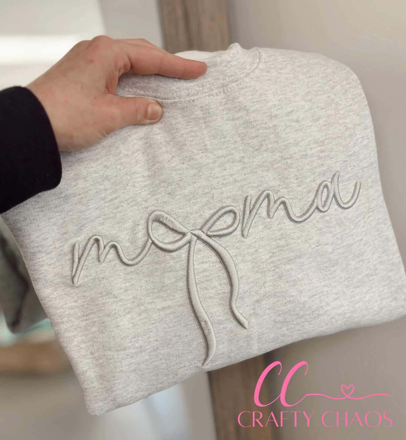 Mama Puff Embroidery sweatshirt