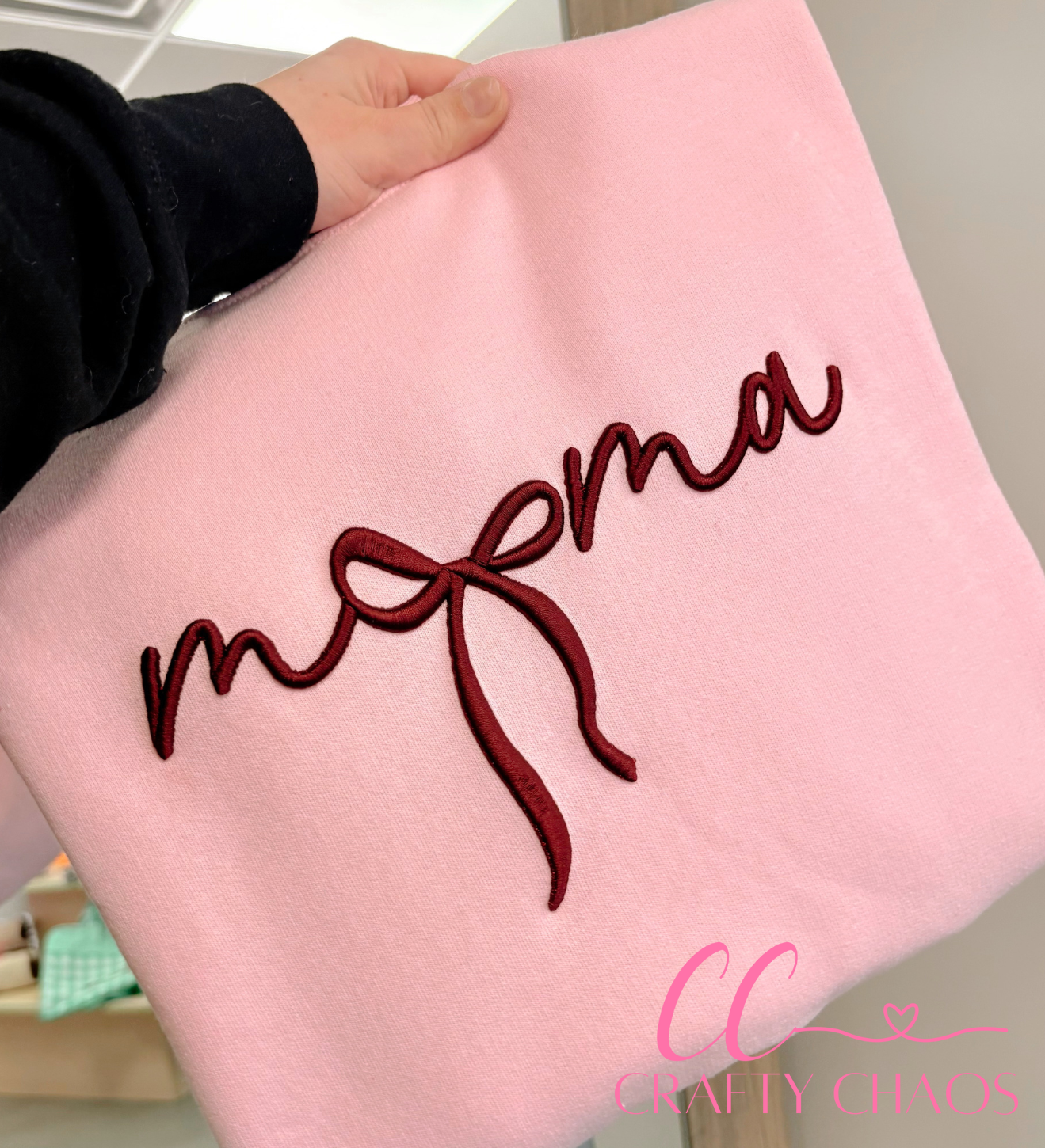 Mama Puff Embroidery sweatshirt