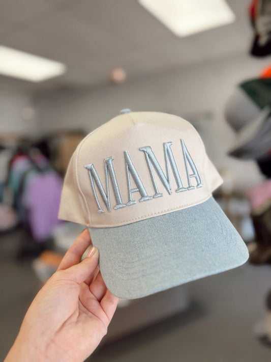 MAMA Puff Embroidery Trucker Hat