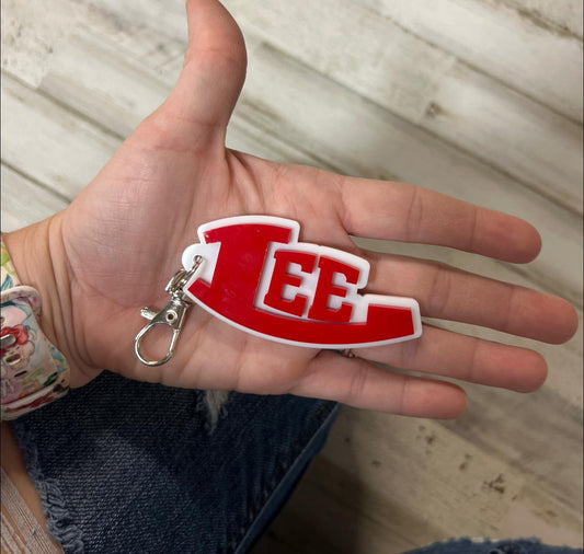 Lee acrylic key chain