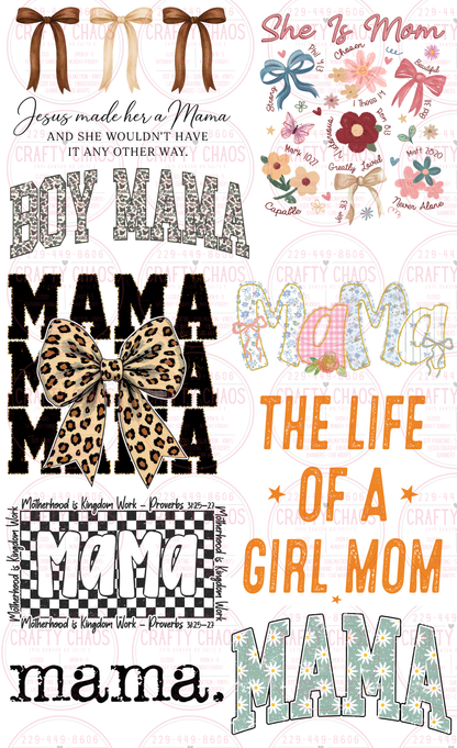 Premade Gang sheets