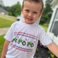 Tractor American flag tee