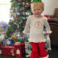 Christmas Wreath embroidered tee
