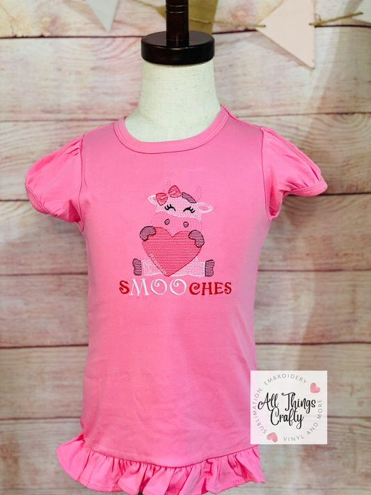 sMOOches embroidery tee