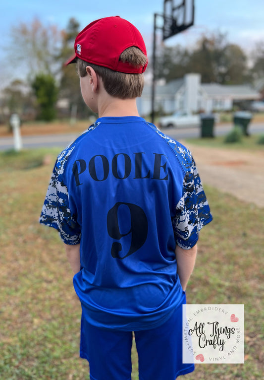 Warm up sports tee