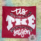 Tie the season baseball tee