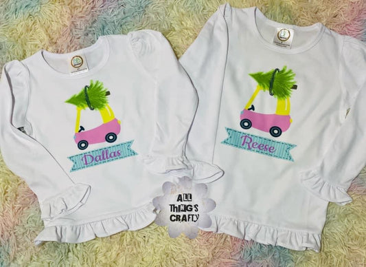cozy coop christmas tree tee